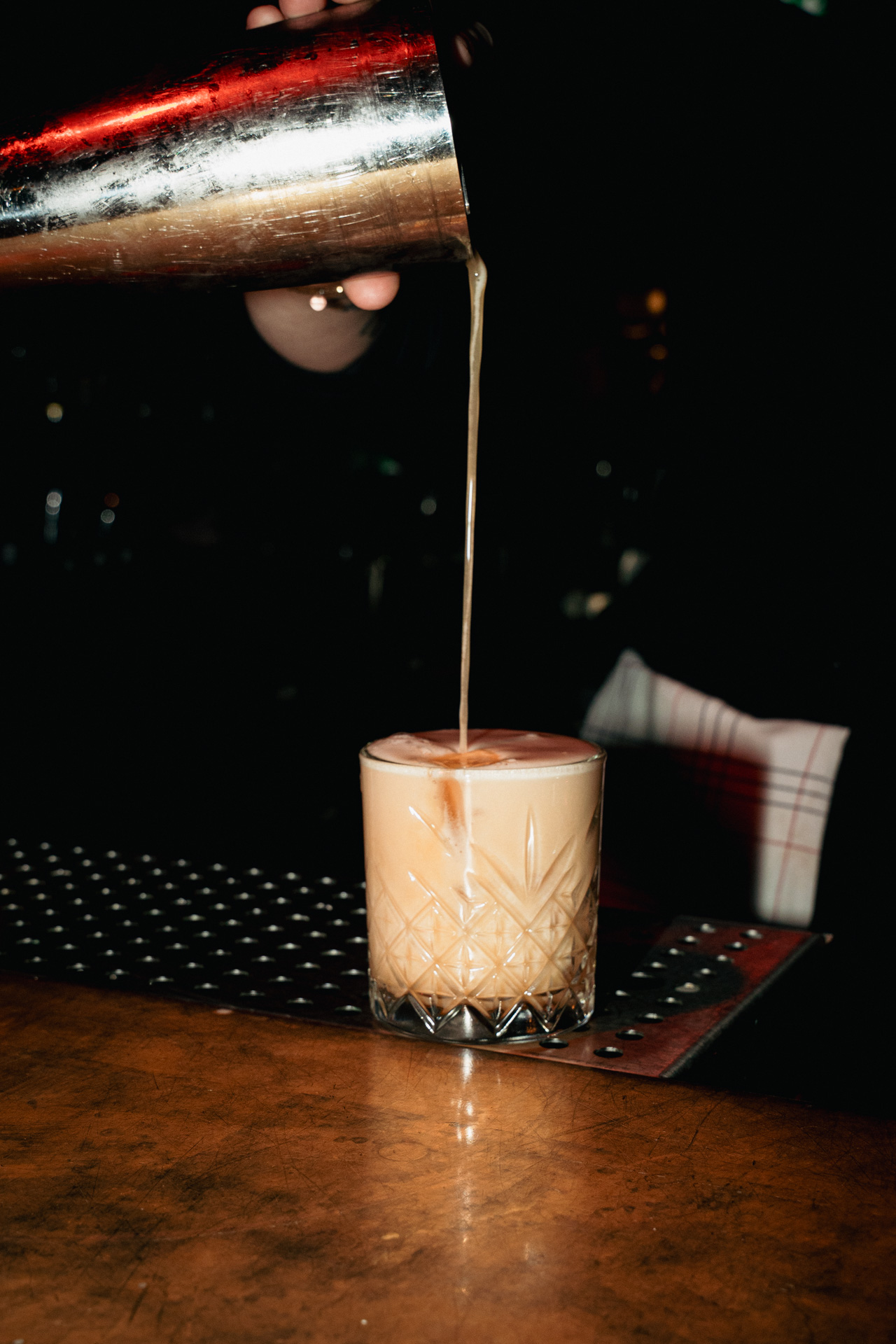 A garnish placed with intent.